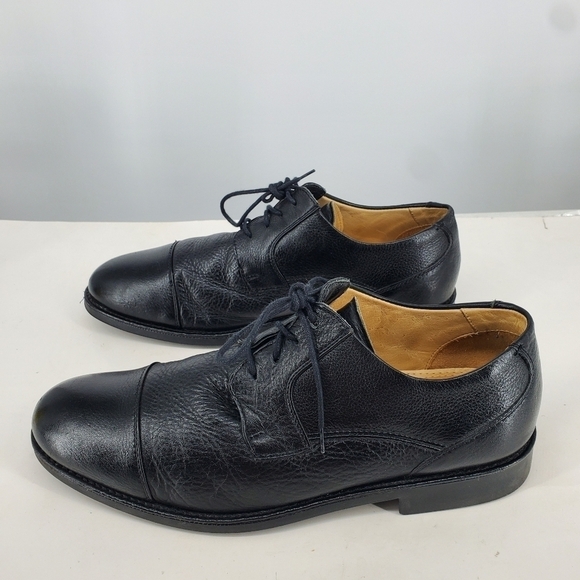 Studio Belvedere Shoe Mens 11 D Duke Cap Toe Black Oxfords main image 6